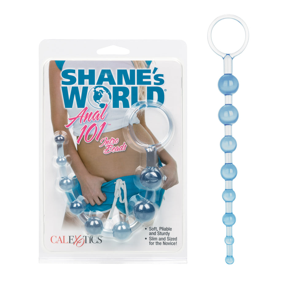 Shane's World Anal 101 Intro Beads Blue | 716770030740 | Available at EroticWarehouse.com