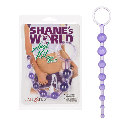 Shane's World Anal 101 Intro Beads Purple | 716770030757 | Available at EroticWarehouse.com