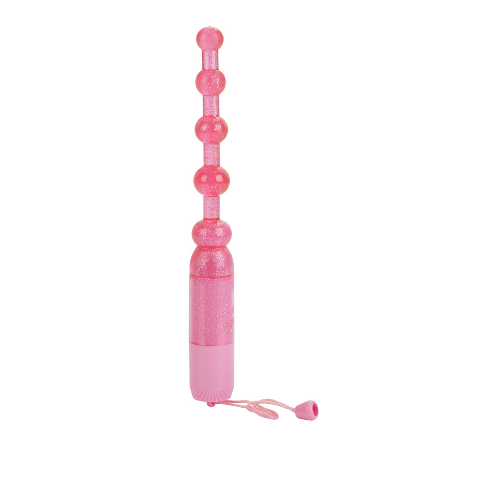 Waterproof Vibrating Pleasure Beads Pink | 716770032485 | Available at EroticWarehouse.com
