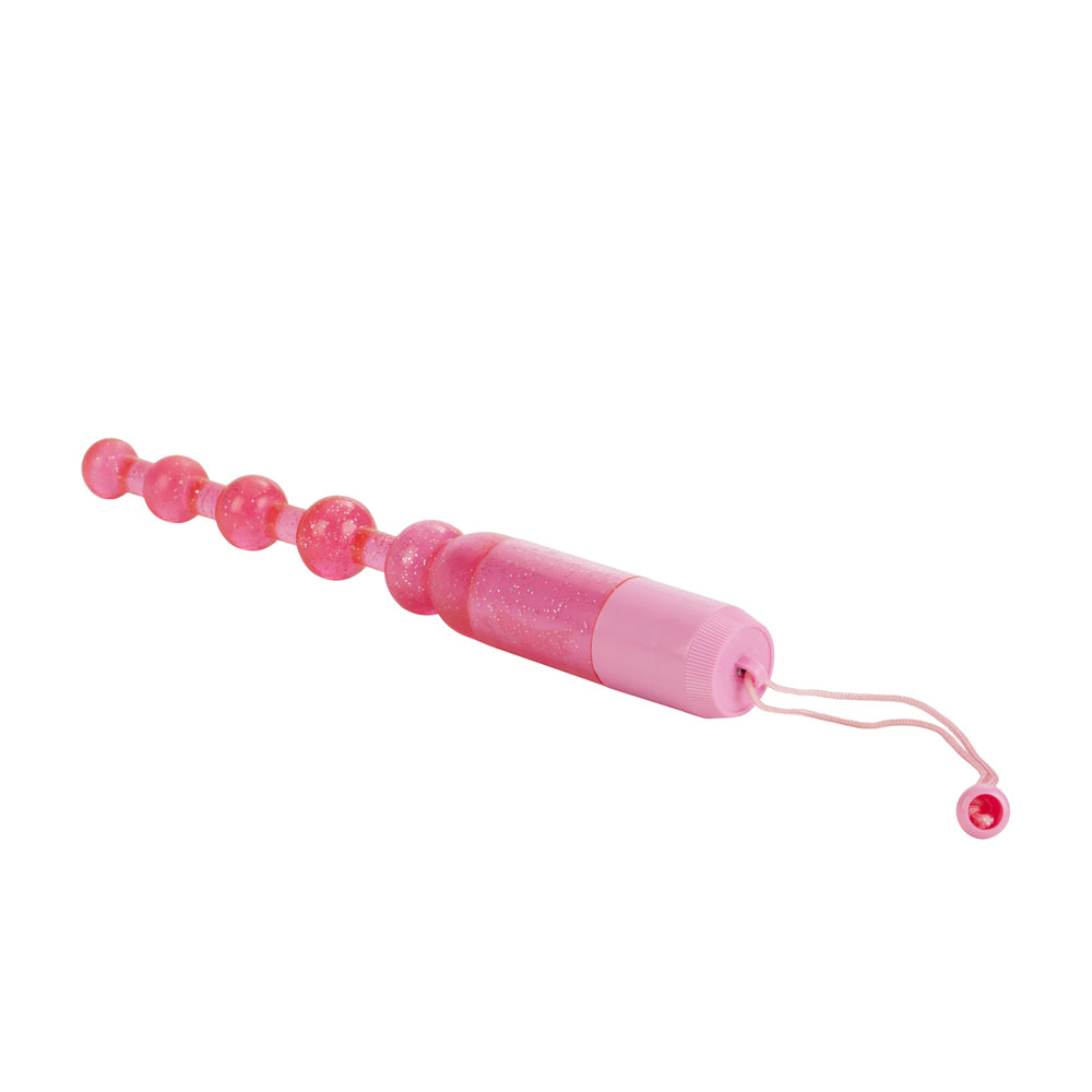 Waterproof Vibrating Pleasure Beads Pink | 716770032485 | Available at EroticWarehouse.com