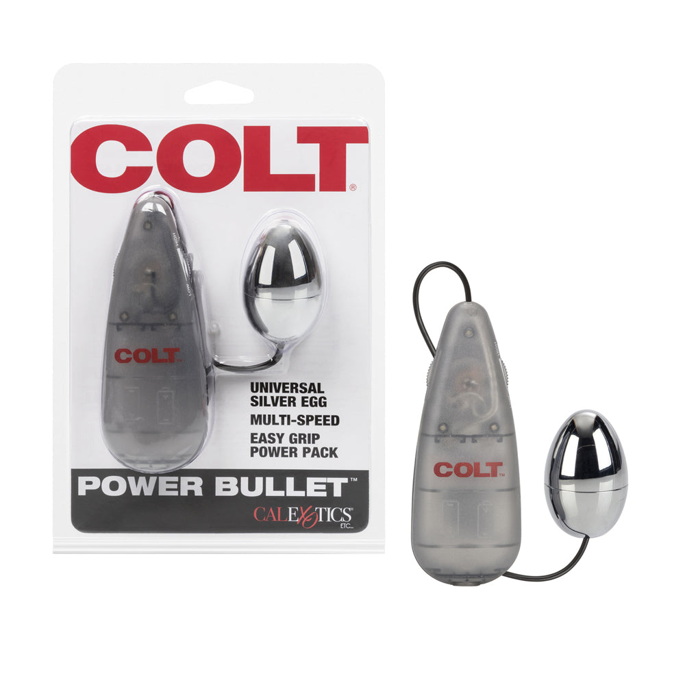 Colt Power Bullet Silver Egg | 716770032850 | Available at EroticWarehouse.com
