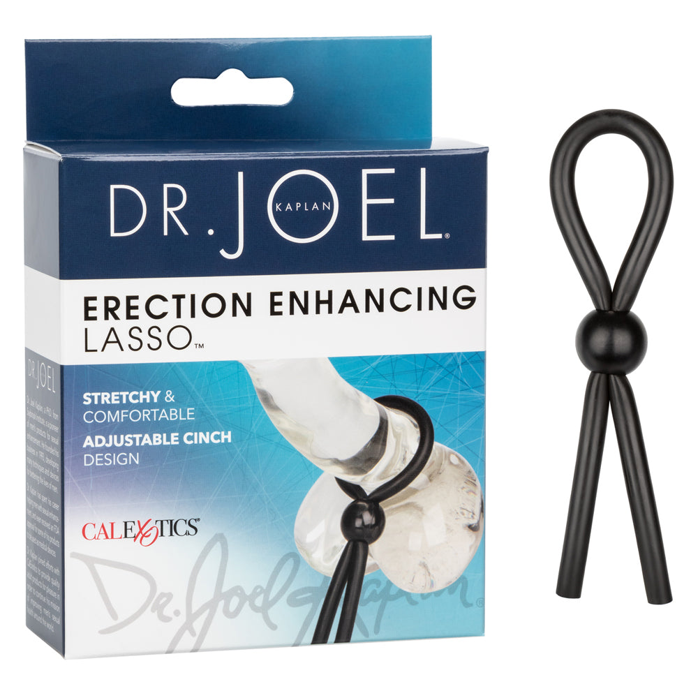Dr. Joel Kaplan Erection Enhancing Lasso Rings Black | 716770034601 | Available at EroticWarehouse.com