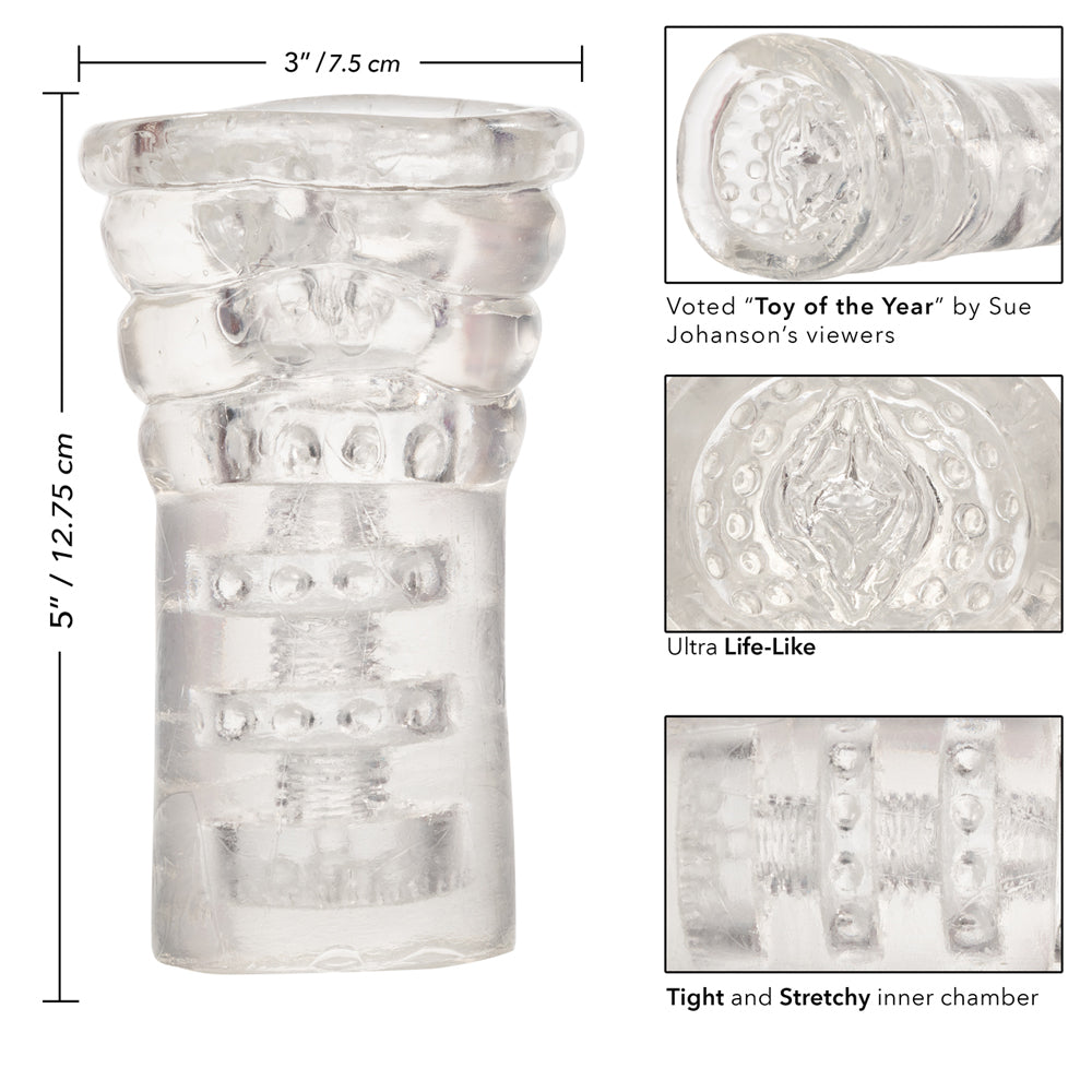 Sue Johanson Head Honcho Clear | 716770044105 | Available at EroticWarehouse.com