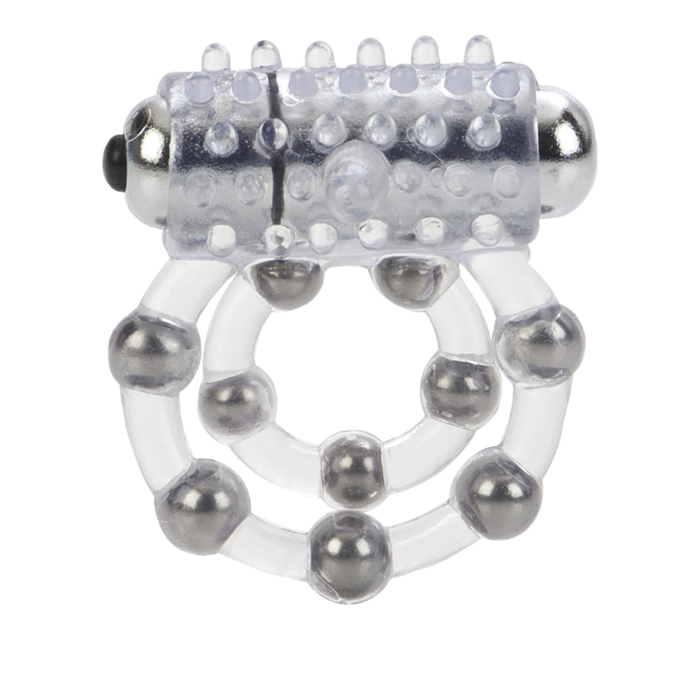 10 Bead Maximus Ring Clear | 716770046536 | Available at EroticWarehouse.com