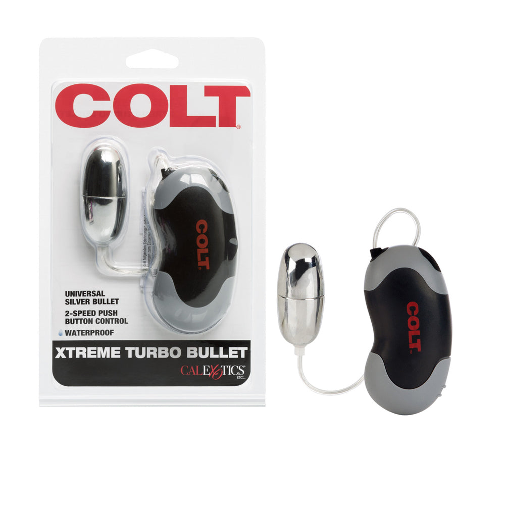 Colt Xtreme Turbo Bullet Silver | 716770048028 | Available at EroticWarehouse.com