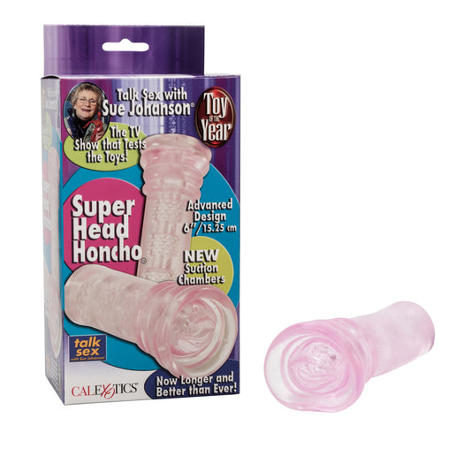 Sue Johanson Super Head Honcho Pink | 716770051264 | Available at EroticWarehouse.com