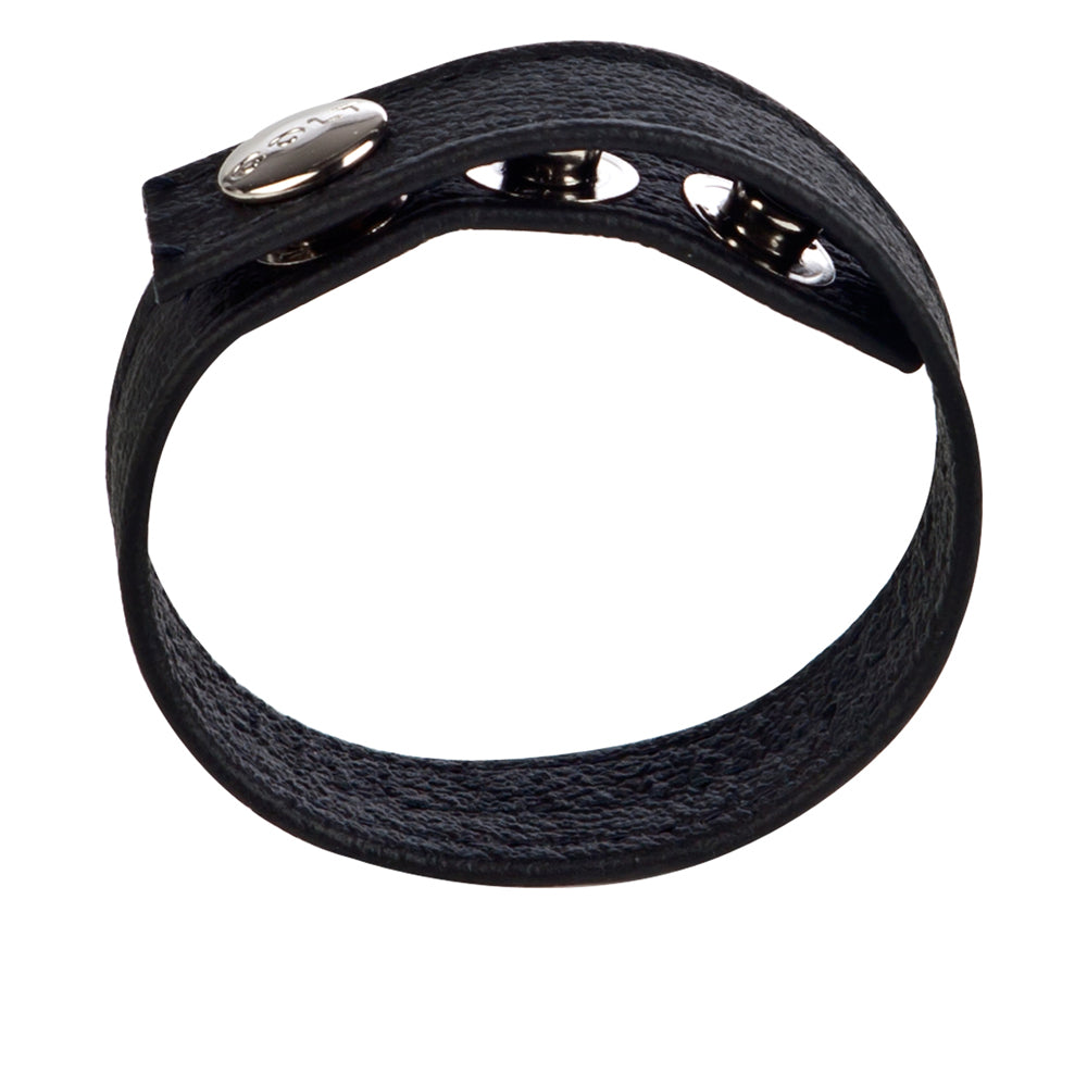 Colt Leather C/B Strap Adjustable 3-Snap Black | 716770051301 | Available at EroticWarehouse.com