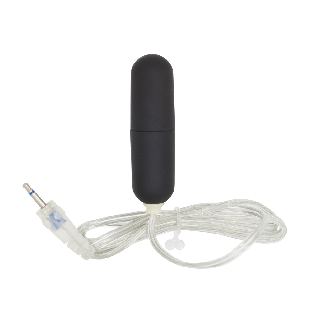 Sterling Collection Slimline Velvet-Cote Bullet Black | 716770054098 | Available at EroticWarehouse.com
