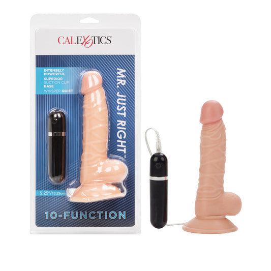 10-Function Mr. Just Right 5.25" Ivory | 716770064745 | Available at EroticWarehouse.com