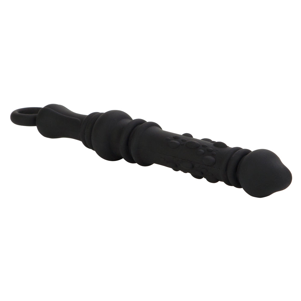 Dr. Joel Kaplan Silicone Prostate Probe Black | 716770066541 | Available at EroticWarehouse.com