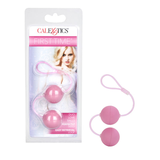 First Time Love Balls Duo Lover Pink | 716770066800 | Available at EroticWarehouse.com