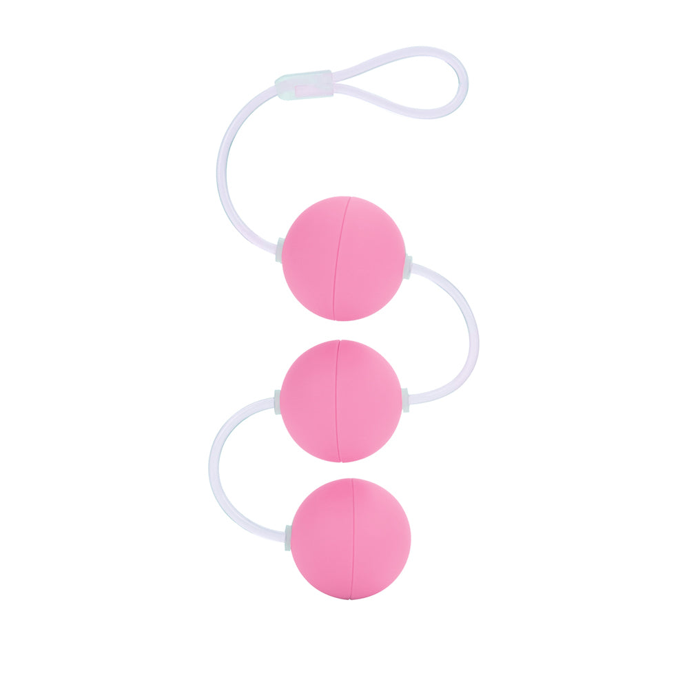 First Time Triple Love Balls Pink | 716770066824 | Available at EroticWarehouse.com