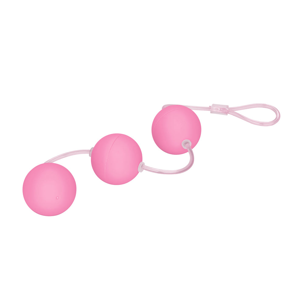 First Time Triple Love Balls Pink | 716770066824 | Available at EroticWarehouse.com