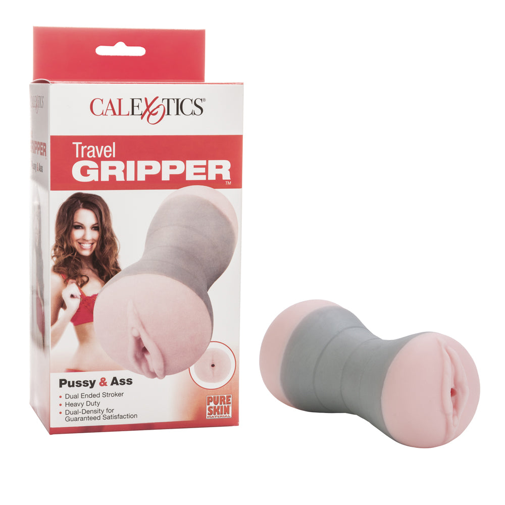 Travel Gripper Pussy & Ass Pink | 716770068538 | Available at EroticWarehouse.com