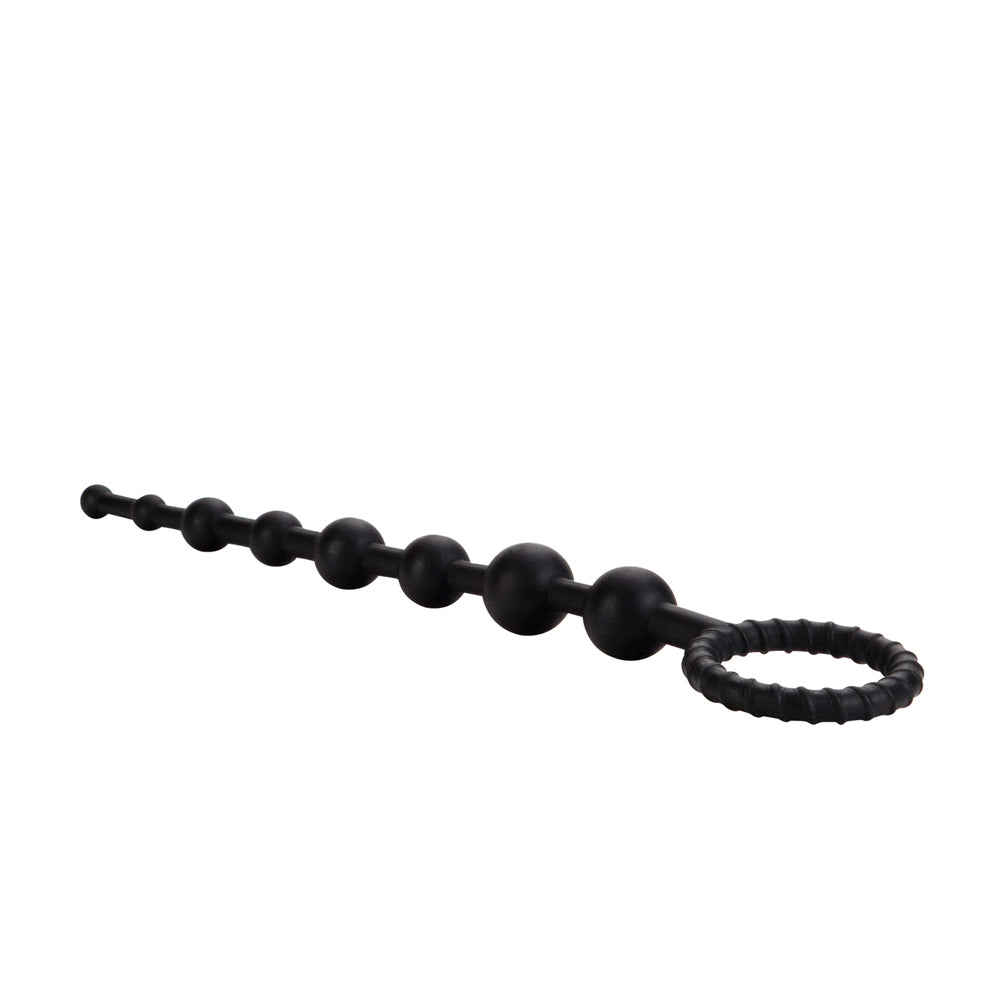 Booty Call X-10 Beads Black | 716770072955 | Available at EroticWarehouse.com