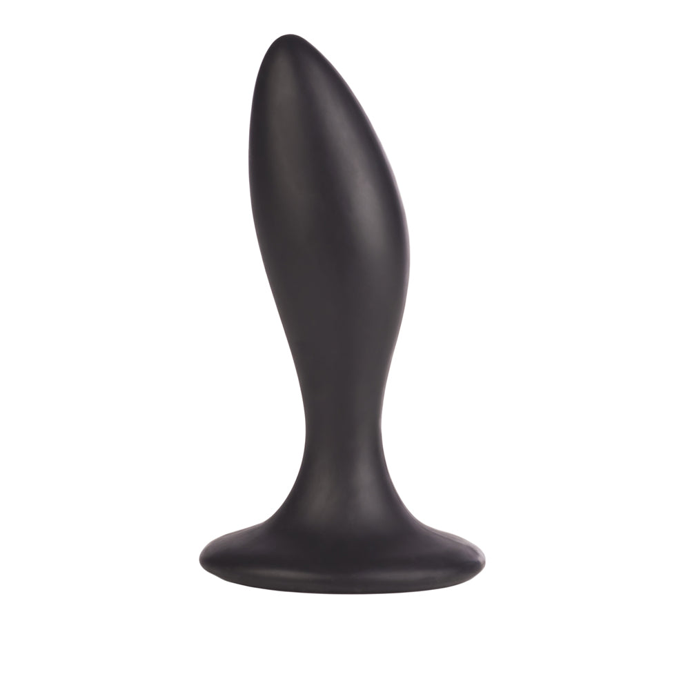 Dr. Joel Kaplan Silicone Curved Prostate Probe Black | 716770075468 | Available at EroticWarehouse.com