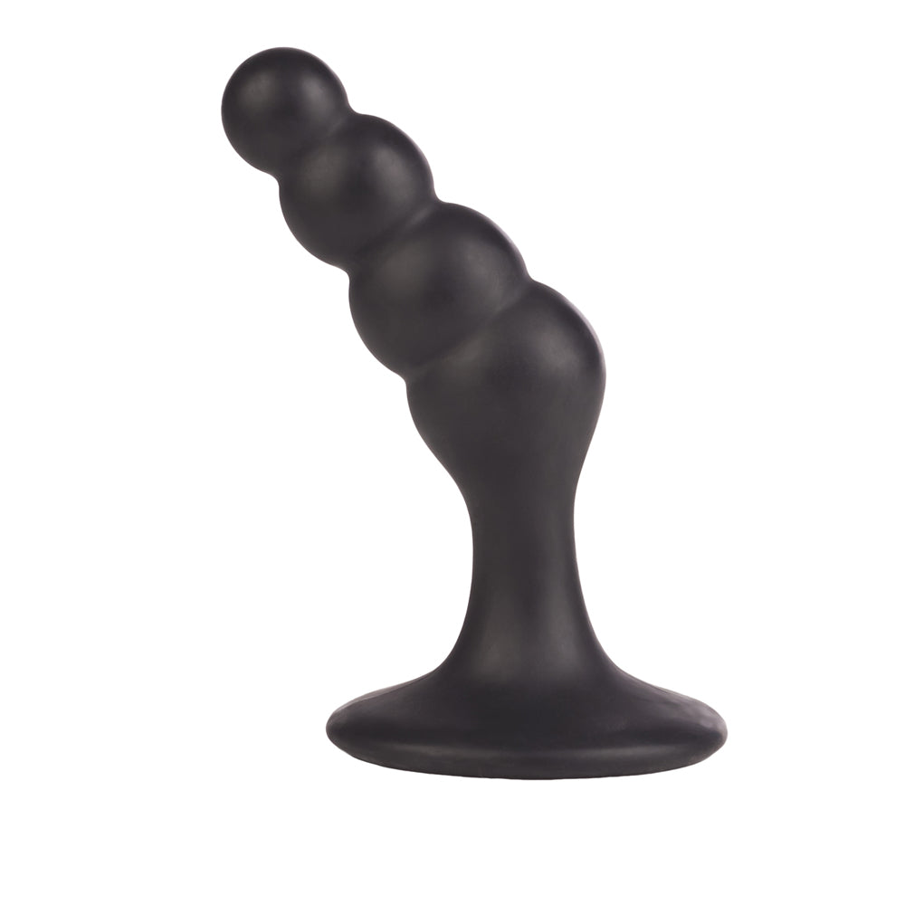 Dr. Joel Kaplan Silicone Beaded Prostate Probe Black | 716770075475 | Available at EroticWarehouse.com