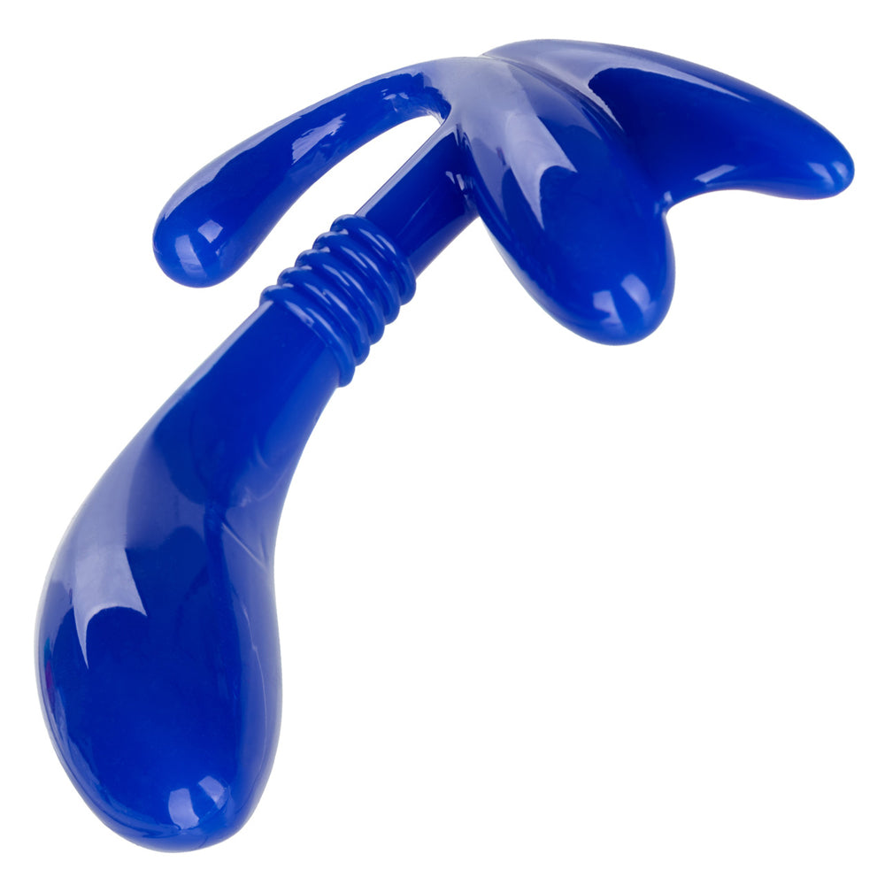 Apollo Curved Prostate Probe Blue | 716770078582 | Available at EroticWarehouse.com