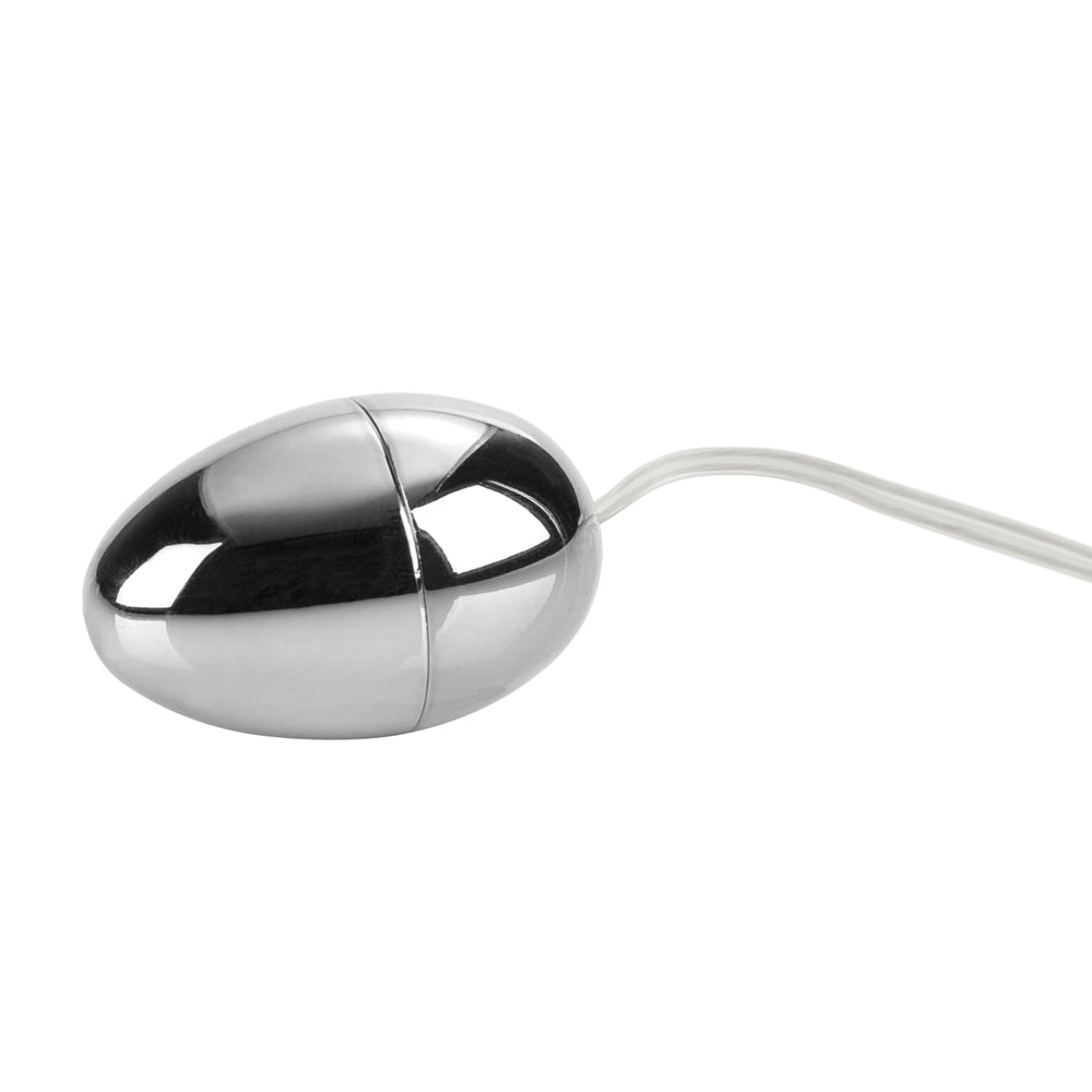 Pocket Exotics Vibrating Silver Egg Silver | 716770080264 | Available at EroticWarehouse.com