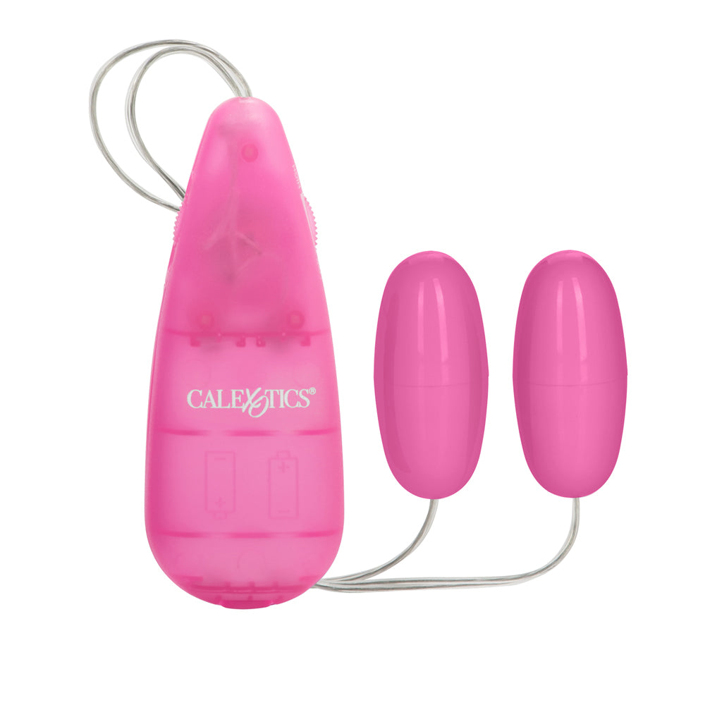 Pocket Exotics Vibrating Double Pink Bullets Pink | 716770080486 | Available at EroticWarehouse.com