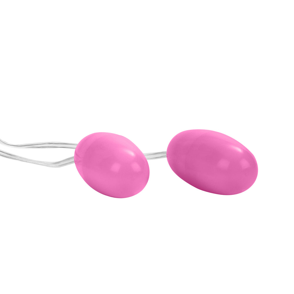 Pocket Exotics Vibrating Double Pink Bullets Pink | 716770080486 | Available at EroticWarehouse.com