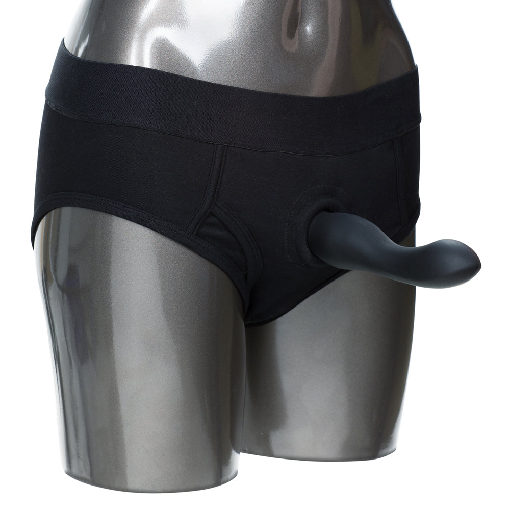 Packer Gear Black Brief Harness XS/S | 716770081360 | Available at EroticWarehouse.com