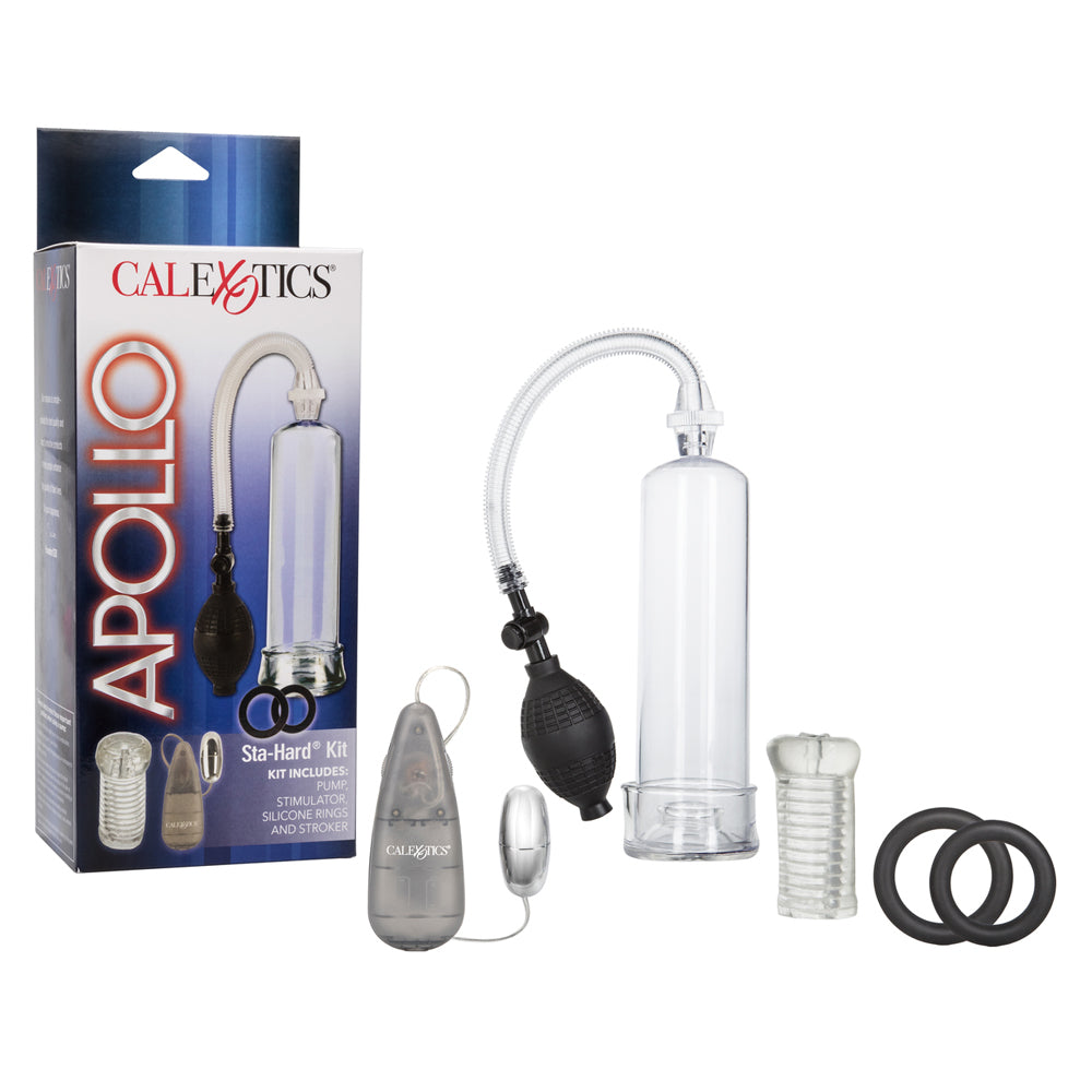 Apollo Sta-Hard Kit Clear | 716770084026 | Available at EroticWarehouse.com