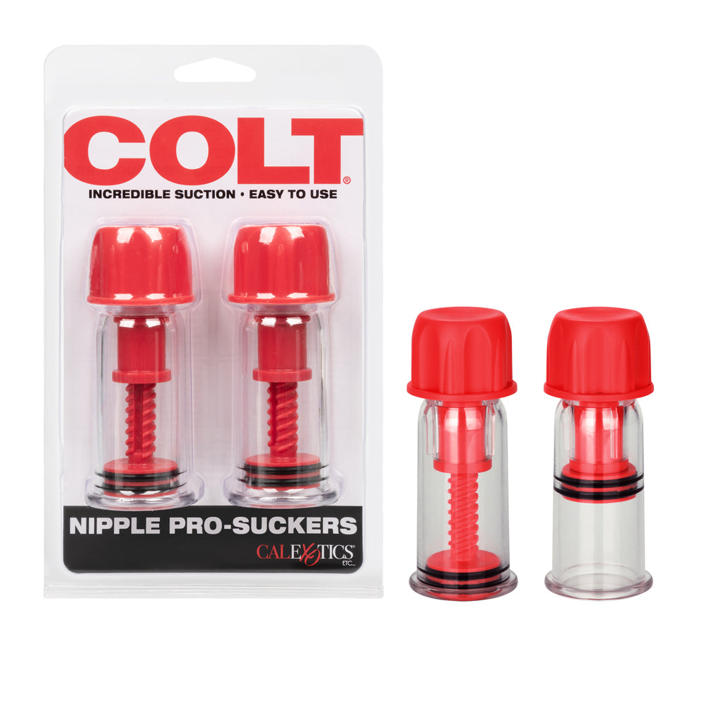 Colt Nipple Pro-Suckers Red | 716770086792 | Available at EroticWarehouse.com