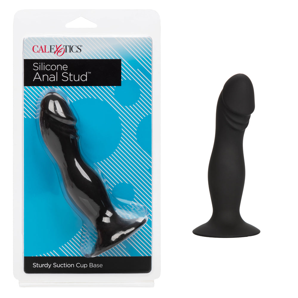 Silicone Anal Stud Black | 716770087355 | Available at EroticWarehouse.com
