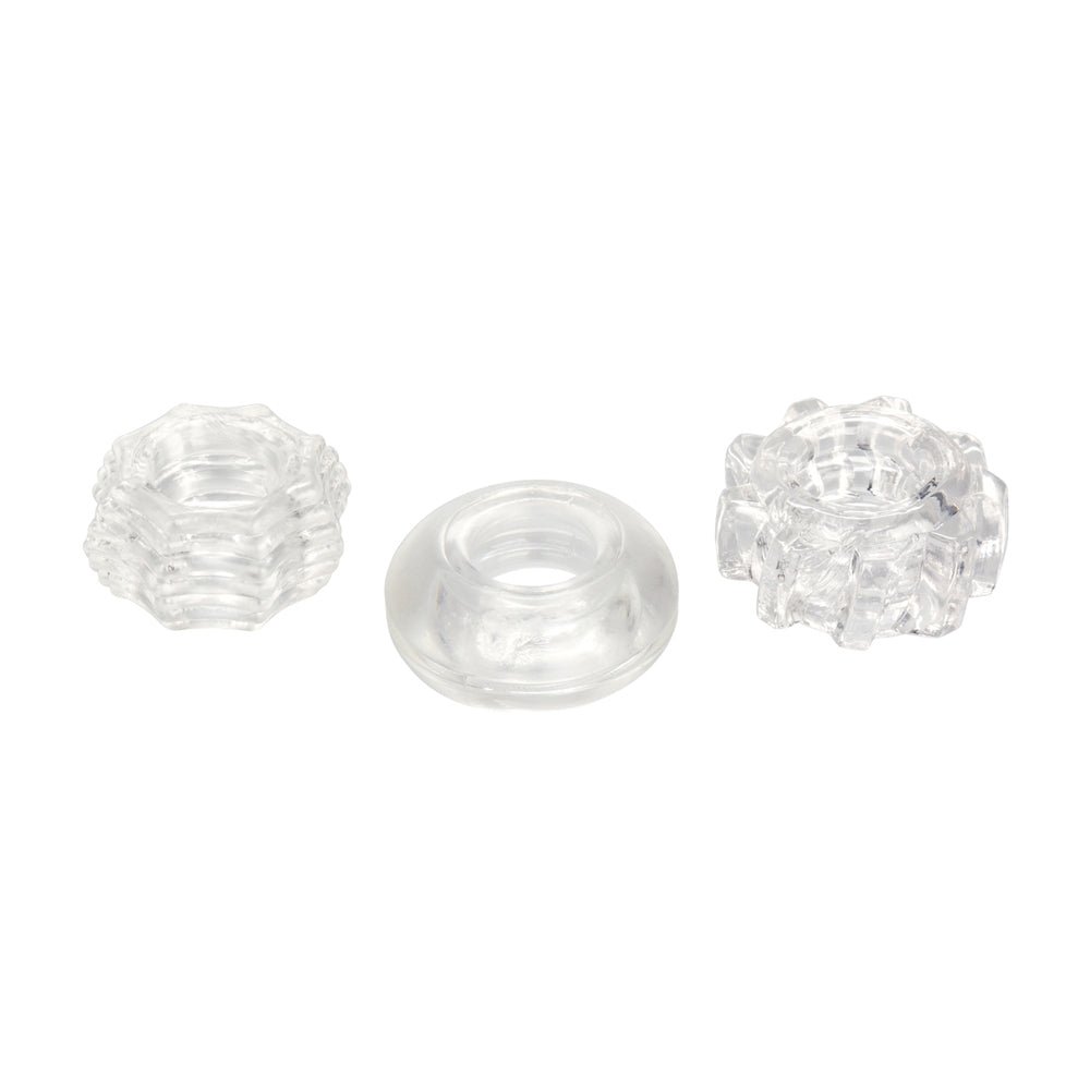 Reversible Ring Set Clear | 716770087362 | Available at EroticWarehouse.com