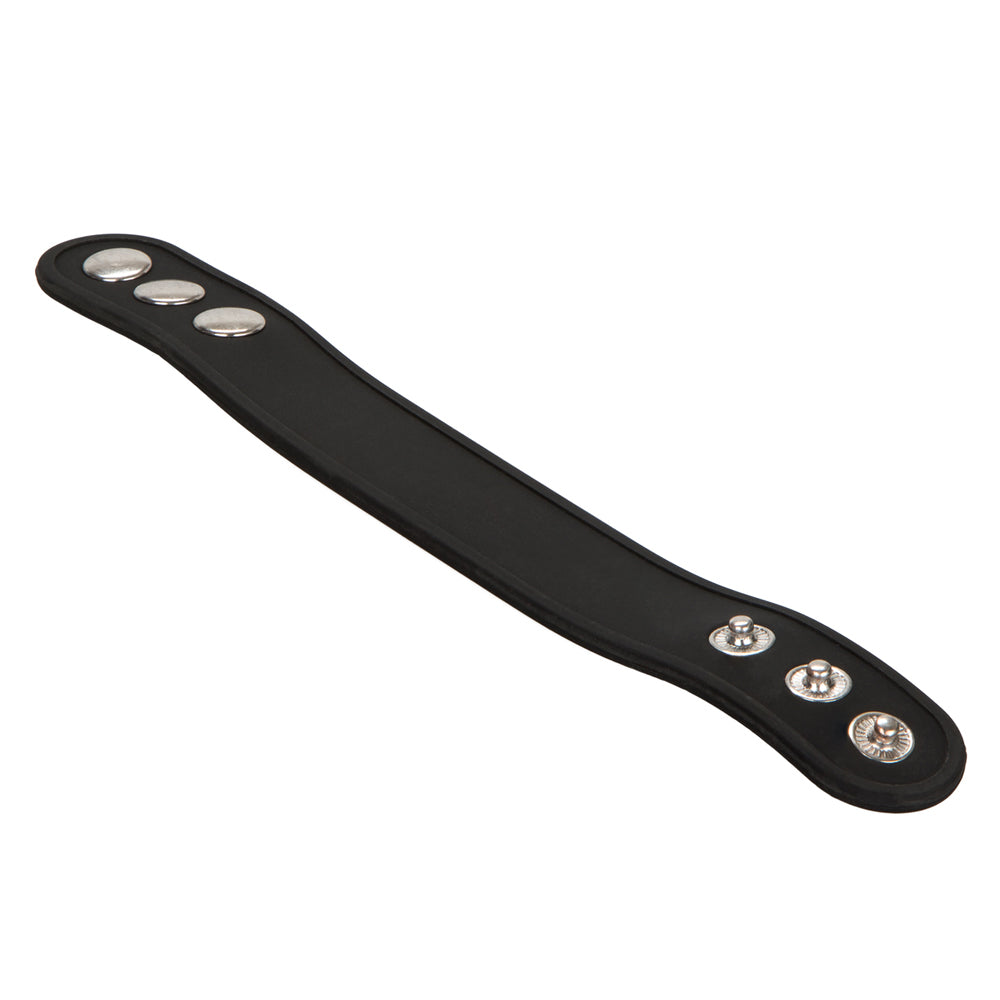 Silicone Tri-Snap Erection Ring Black | 716770087393 | Available at EroticWarehouse.com