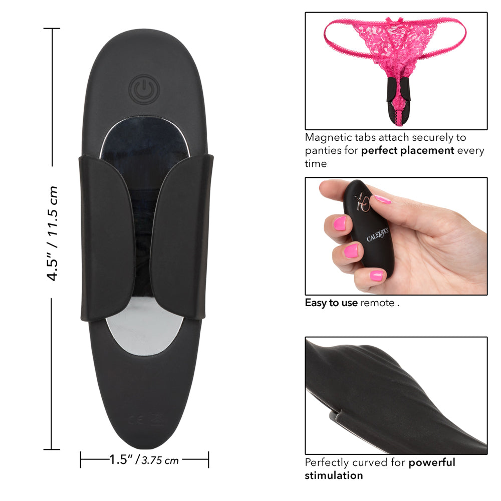 Lock-N-Play Remote Panty Teaser Black | 716770088338 | Available at EroticWarehouse.com