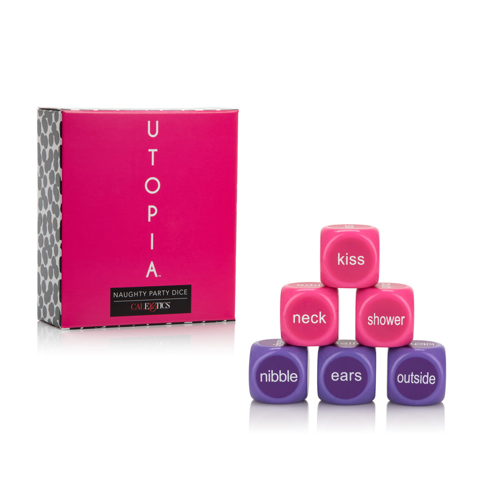 Utopia Naughty Party Dice | 716770089984 | Available at EroticWarehouse.com