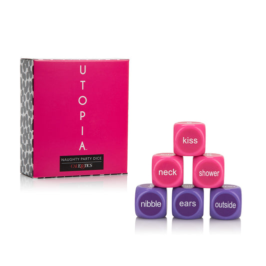 Utopia Naughty Party Dice | 716770089984 | Available at EroticWarehouse.com