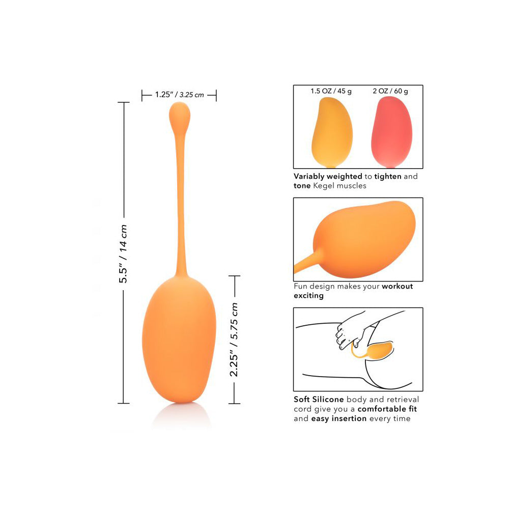 Kegel Training Set Mango | 716770092410 | Available at EroticWarehouse.com