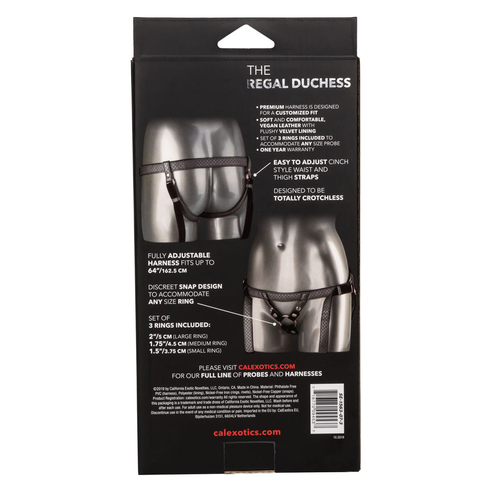 Her Royal Harness The Regal Duchess Pewter | 716770094537 | Available at EroticWarehouse.com