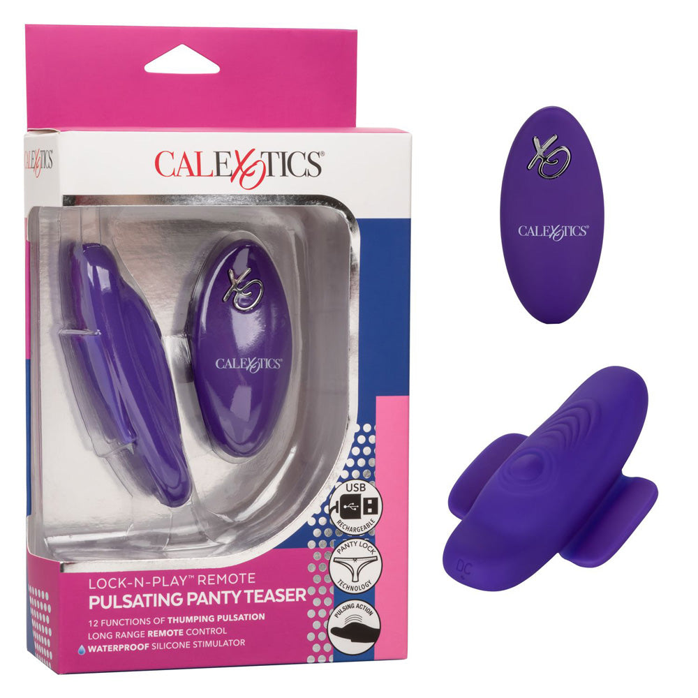 Lock-N-Play Remote Pulsating Panty Teaser | 716770095763 | Available at EroticWarehouse.com