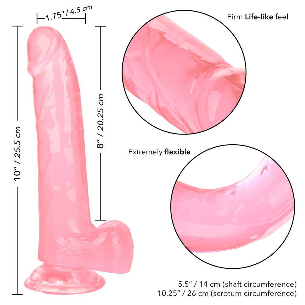Size Queen 8" Pink | 716770096548 | Available at EroticWarehouse.com