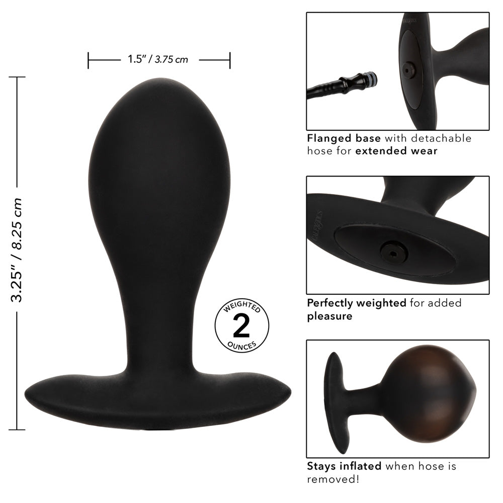 Weighted Silicone Inflatable Plug Large | 716770100900 | Available at EroticWarehouse.com