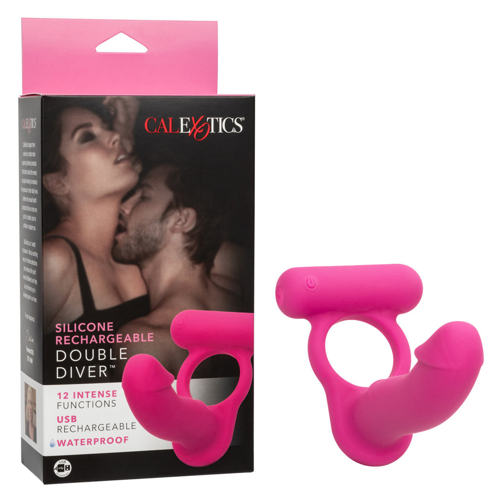 Silicone Rechargeable Double Diver | 716770102836 | Available at EroticWarehouse.com