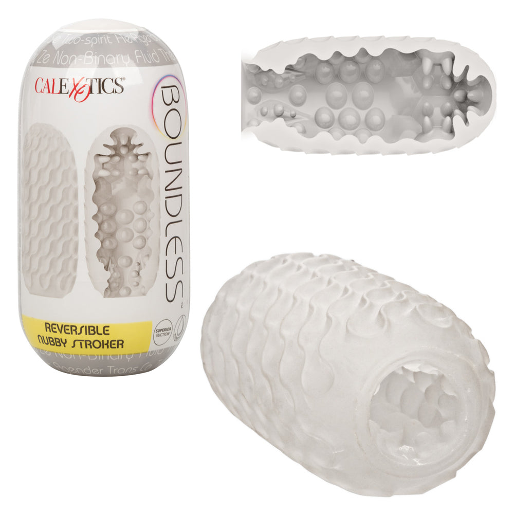 Boundless Reversible Nubby Stroker | 716770102867 | Available at EroticWarehouse.com
