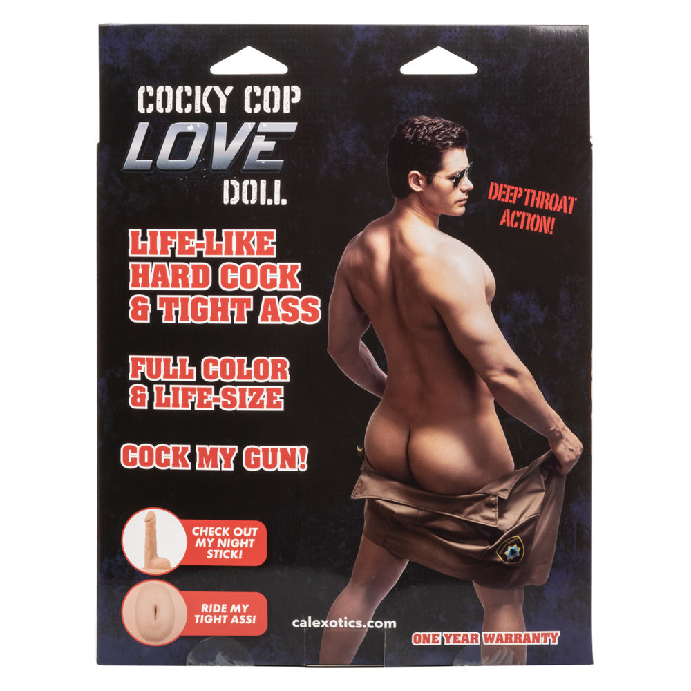 Cocky Cop Love Doll | 716770103420 | Available at EroticWarehouse.com