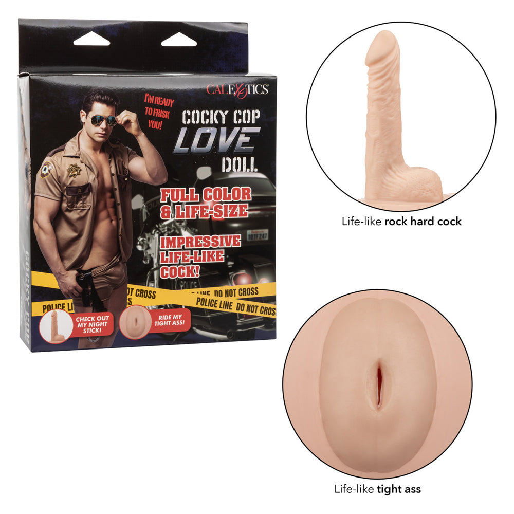Cocky Cop Love Doll | 716770103420 | Available at EroticWarehouse.com