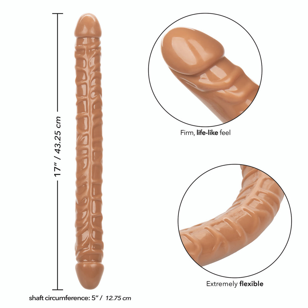 Size Queen 17'' Brown | 716770104076 | Available at EroticWarehouse.com
