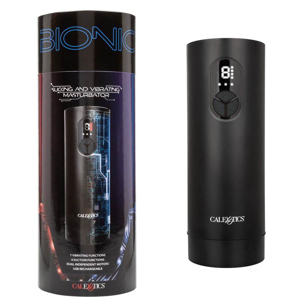 Bionic Sucking And Vibrating Masturbator | 716770104403 | Available at EroticWarehouse.com