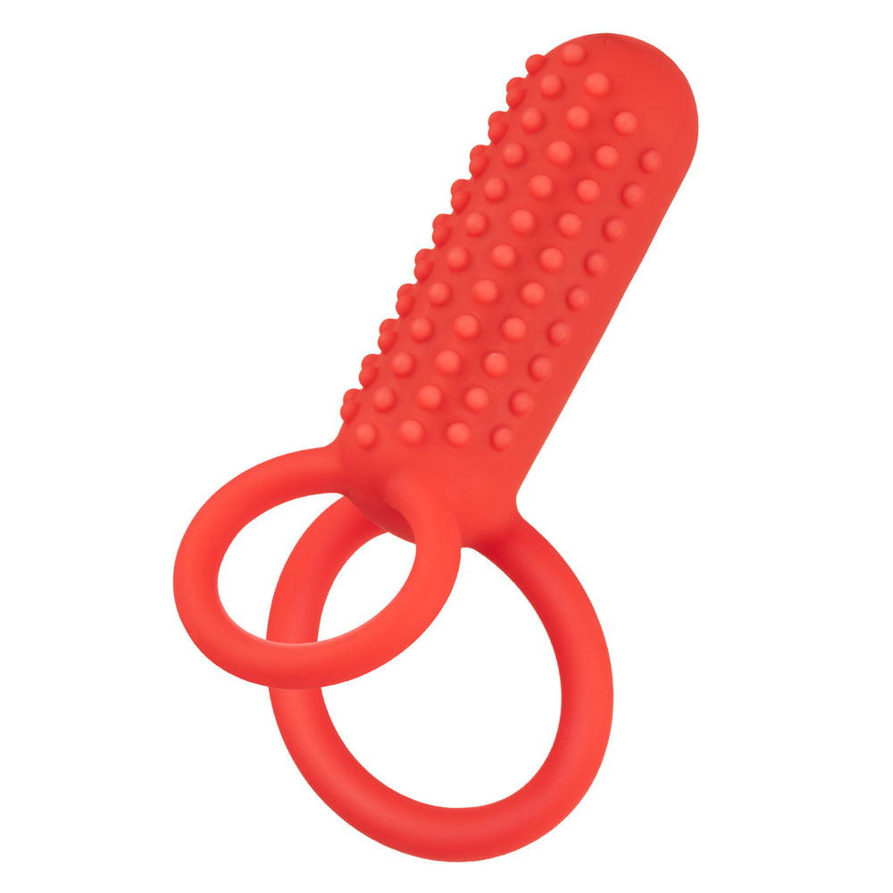 Silicone Rechargeable Vertical Dual Enhancer | 716770104427 | Available at EroticWarehouse.com