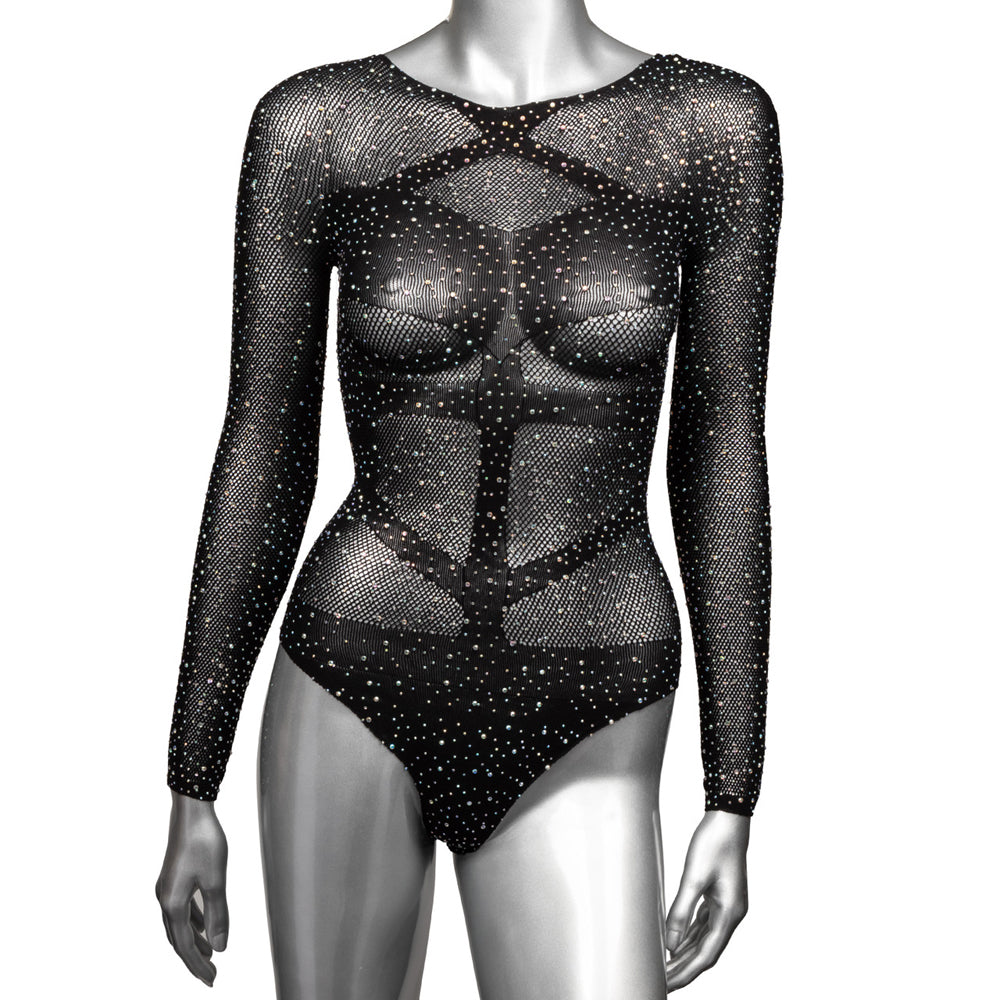 Radiance Long Sleeve Body Suit | 716770105004 | Available at EroticWarehouse.com