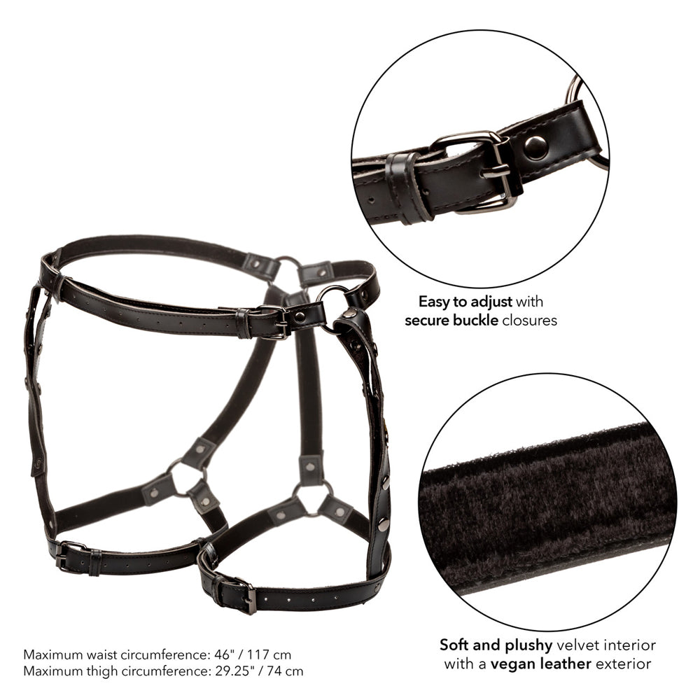 Euphoria Collection Plus Size Riding Thigh Harness | 716770105431 | Available at EroticWarehouse.com