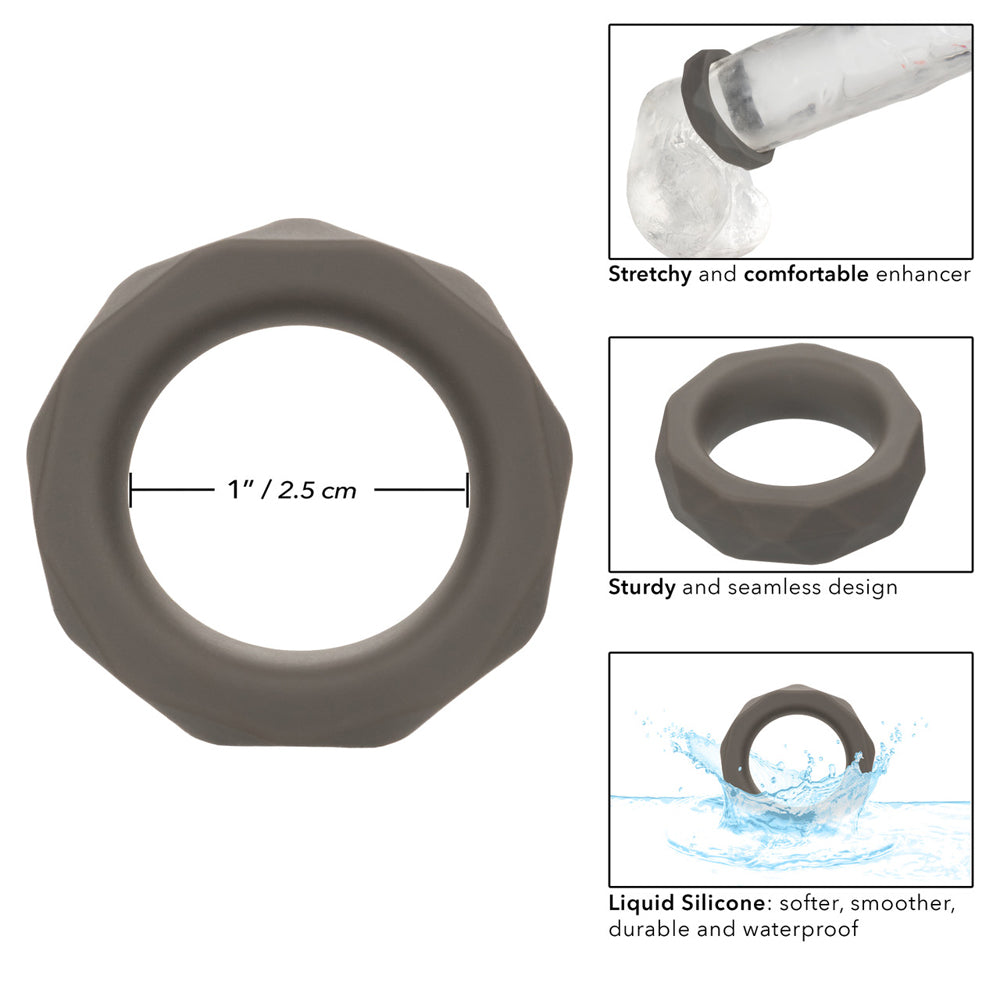 Alpha Liquid Silicone Prolong Prismatic Ring | 716770106162 | Available at EroticWarehouse.com