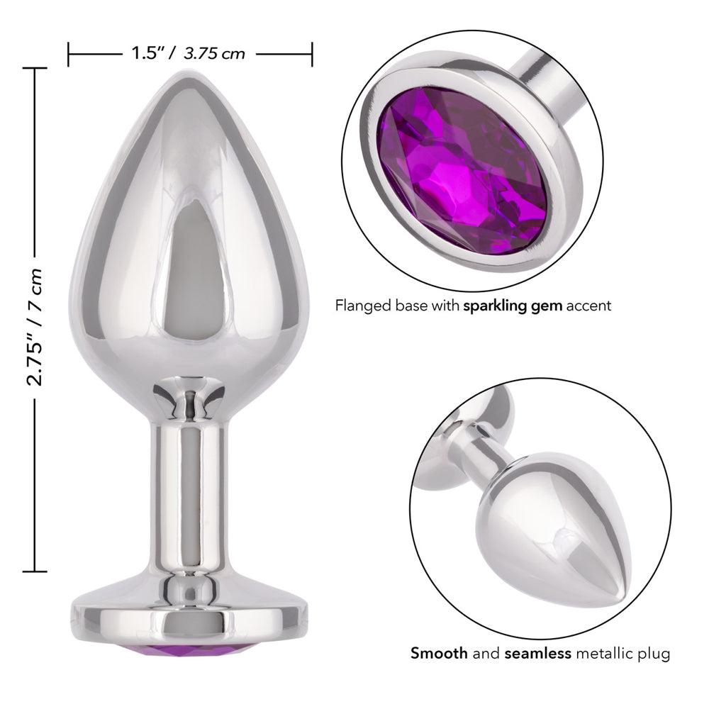 Jewel Large Amethyst Plug | 716770106537 | Available at EroticWarehouse.com